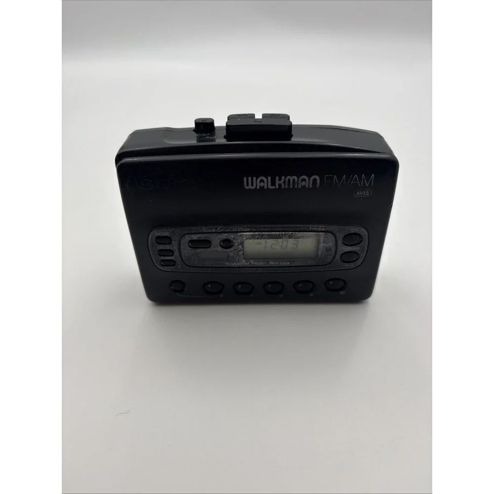 Sony Walkman WM-FX28 Cassette Player AM/FM Radio Tape Player Black Working